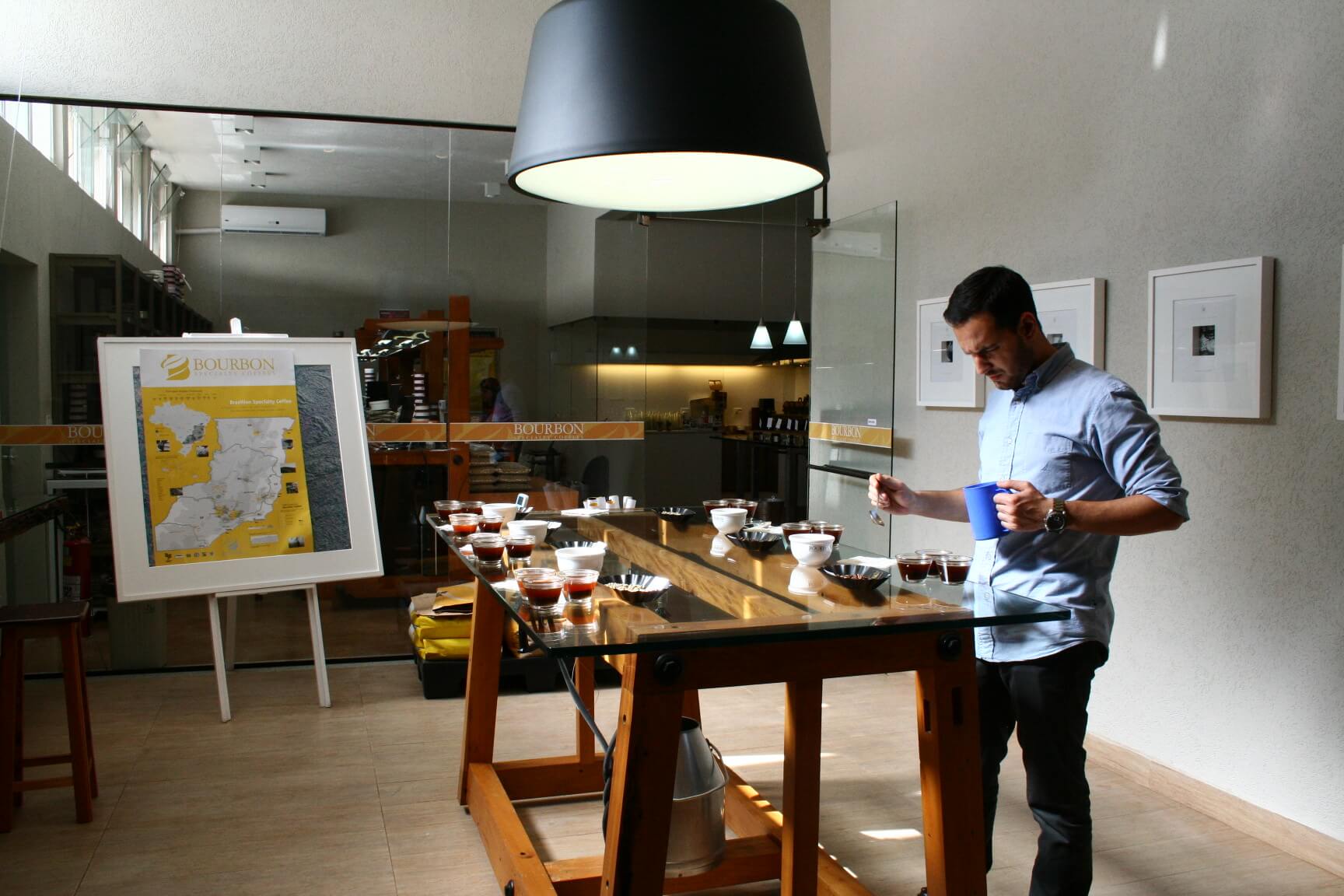 Cupping kávy odrůdy Bourbon