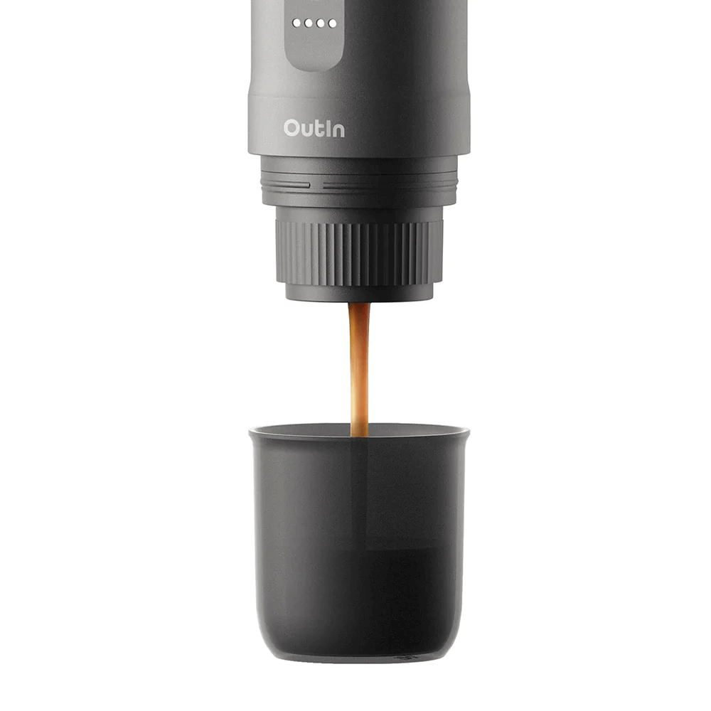 Machine à expresso portable Cafetière: Conqueco 12V Travel Coffee Machine  avec batterie rechargeable - Bpa Free - One Button Operation 15 Bar  Pressure