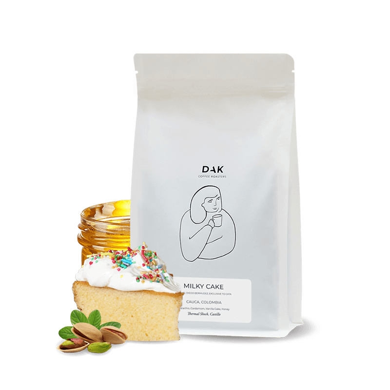 Kolumbie MILKY CAKE od DAK Coffee Roasters