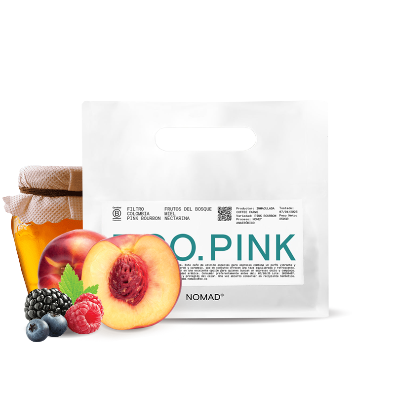 Specialty coffee Nomad Coffee Colombia INMACULADA (F.CO.PINK)  - pink bourbon