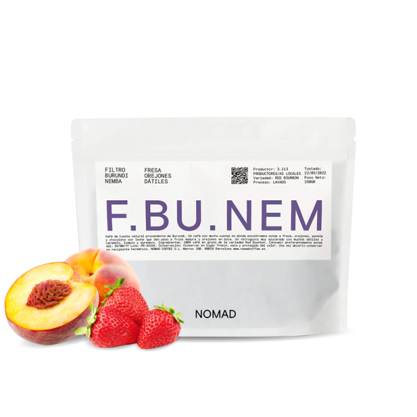 Specialty coffee Nomad Coffee Burundi NEMBA LAVADO (F.BU.NEM) - 2022