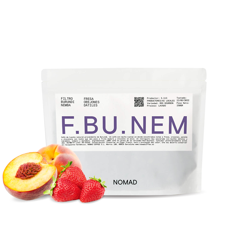 Specialty coffee Nomad Coffee Burundi NEMBA LAVADO (F.BU.NEM) - 2022