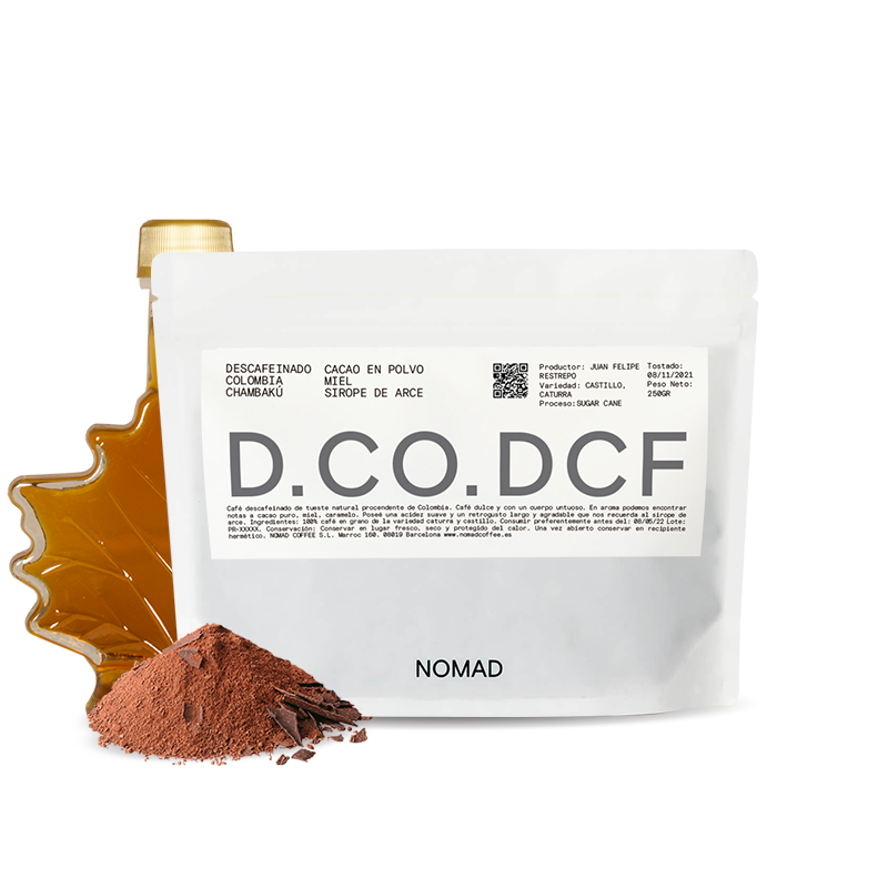 Specialty coffee Nomad Coffee Colombia CHAMBAKÚ (D.CO.CHA) - decaffeinated