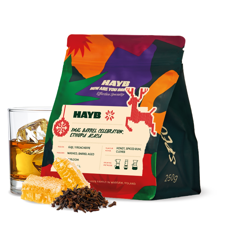 Specialty coffee HAYB Speciality Coffee Ethiopia XMAS BARREL CELEBRATION - Christmas limited edition