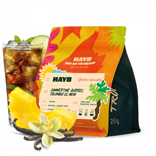 Specialty coffee HAYB Speciality Coffee Colombia SUMMERTIME BARREL – Summer Limited Edition – 2025