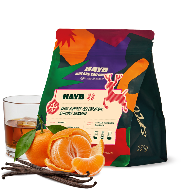Specialty coffee HAYB Speciality Coffee Ethiopia XMAS BARREL CELEBRATION - Christmas Limited Edition