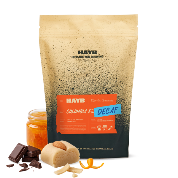 Specialty coffee HAYB Speciality Coffee Colombia POPAYAN DECAF - espresso