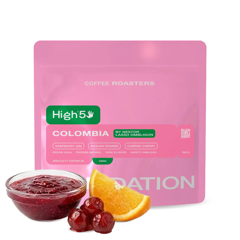 Specialty coffee Foundation Coffee Colombia NESTOR LASSO - ombligon - 100g