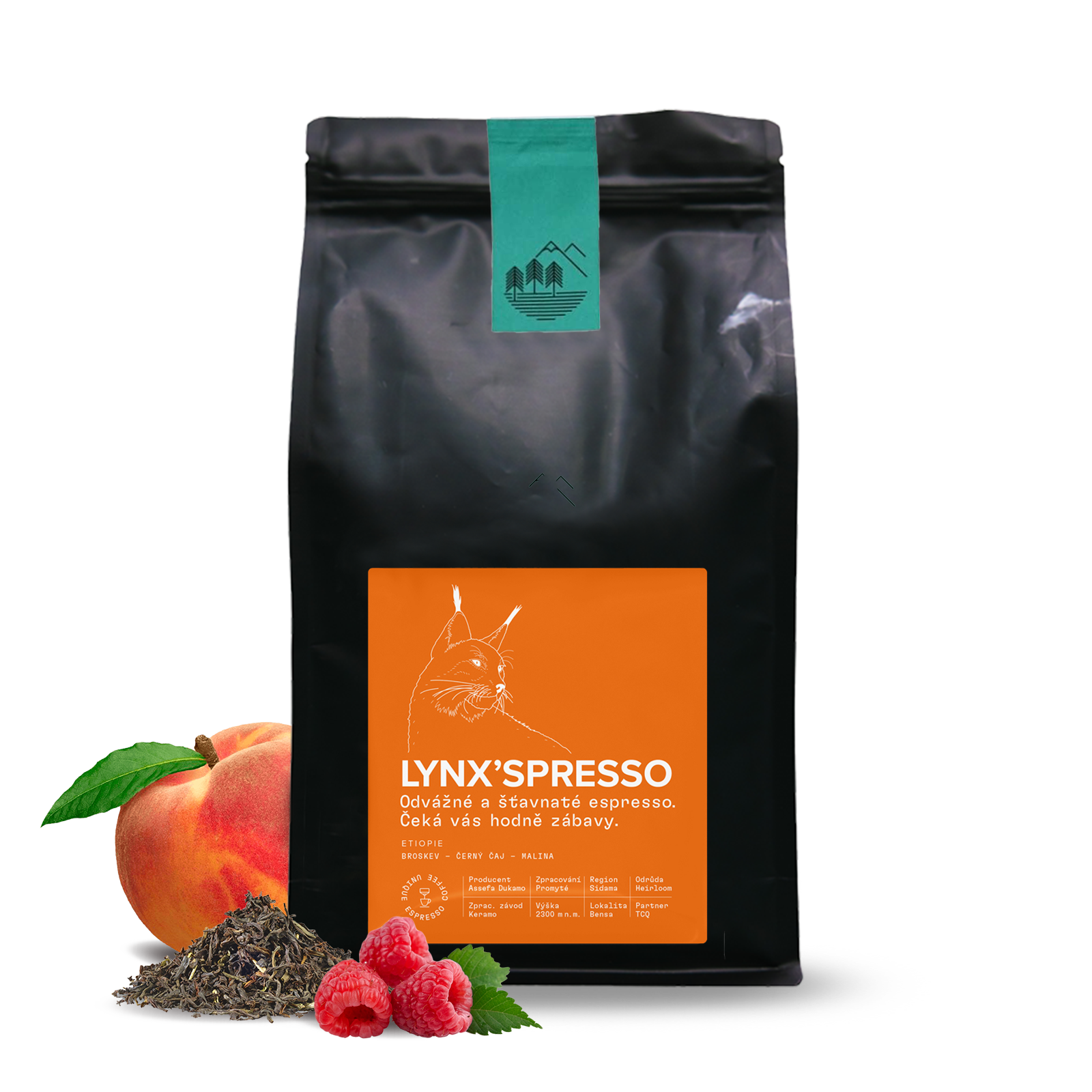 Specialty coffee Nordbeans Ethiopia KERAMO - LYNX'SPRESSO 1000g - 2022