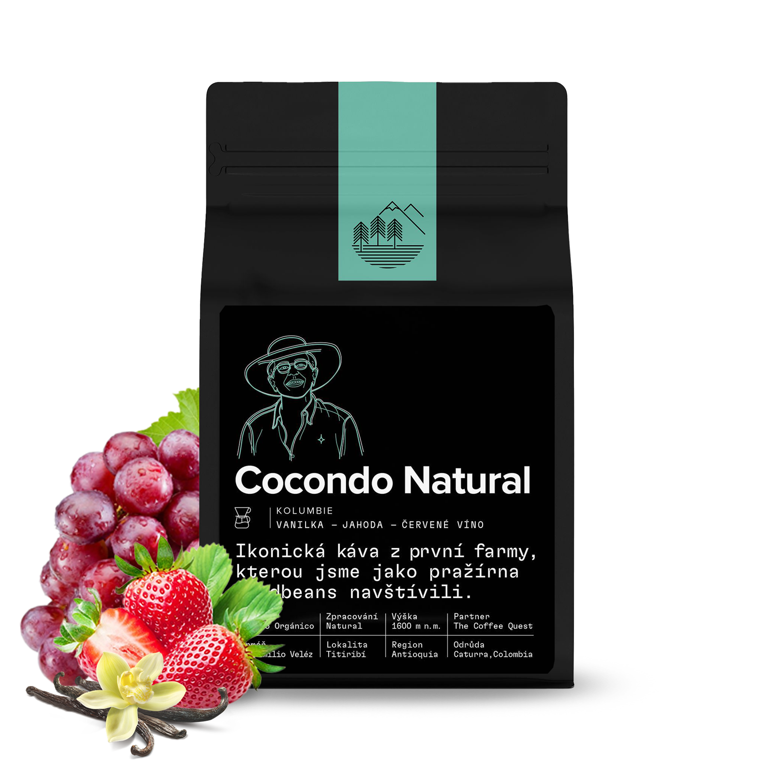 Specialty coffee Nordbeans Colombia COCONDO NATURAL - 2023