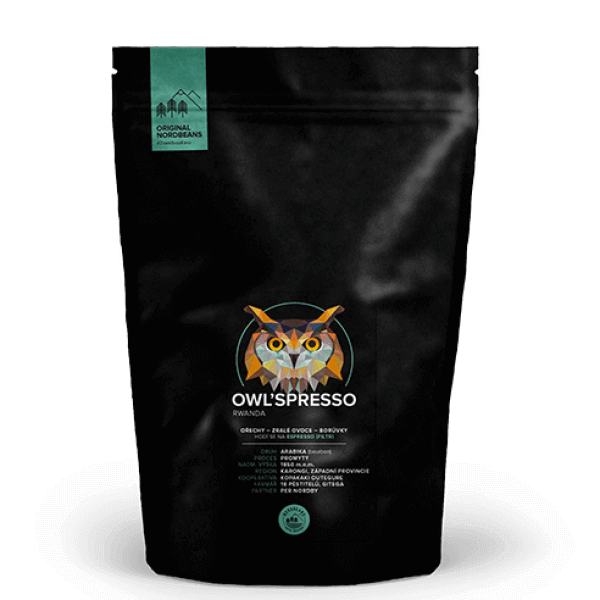 Specialty coffee Nordbeans Rwanda OWL'SPRESSO