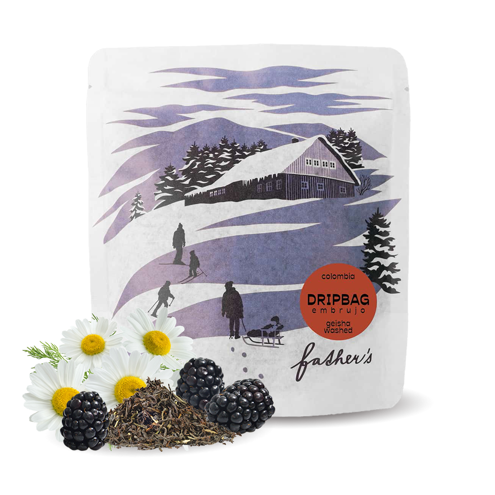 Specialty coffee Father's Coffee Roastery Colombia EL EMBRUJO - drip bags 5 pcs /bal