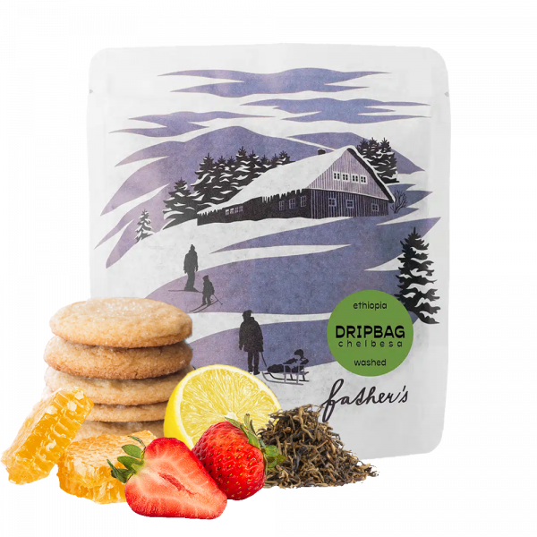 Specialty coffee Father's Coffee Roastery Ethiopia CHELBESA - drip bags 5 pcs /bal