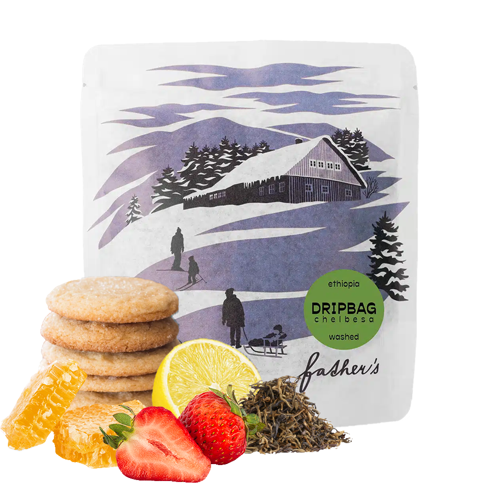 Specialty coffee Father's Coffee Roastery Ethiopia CHELBESA - drip bags 5 pcs /bal
