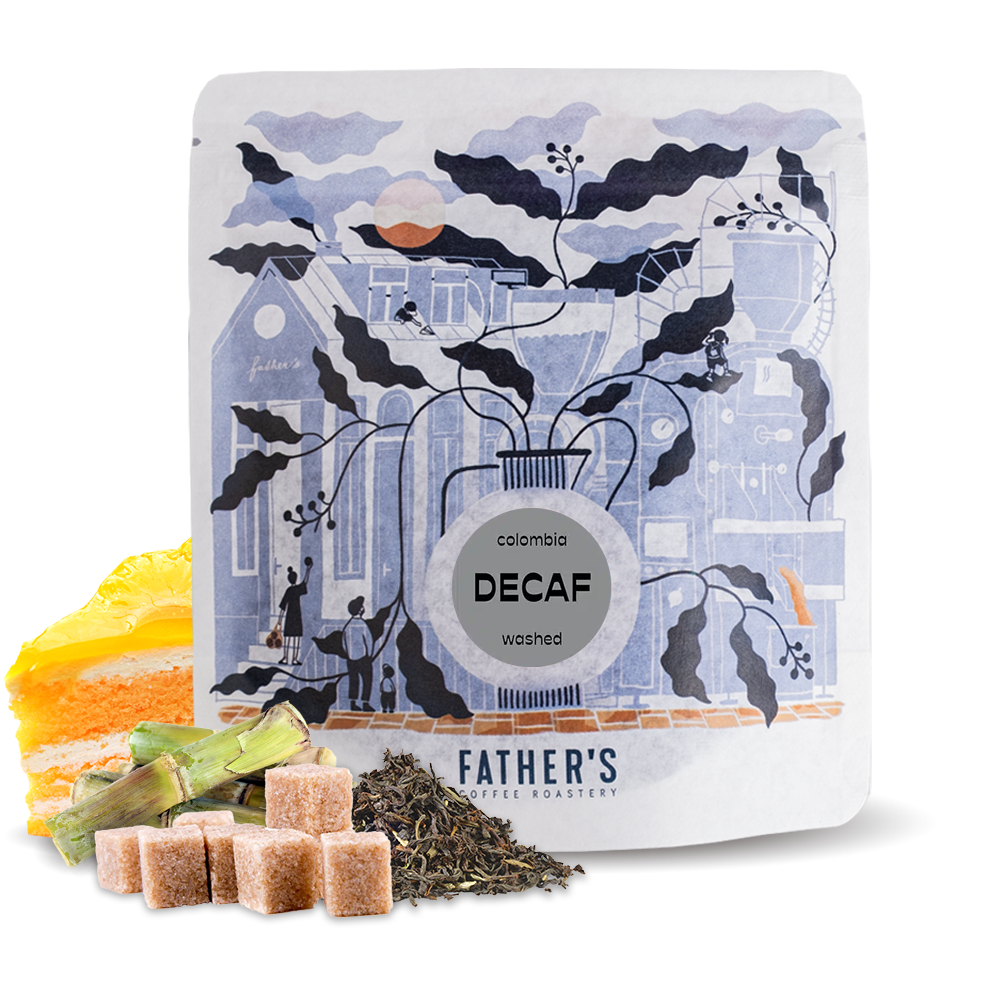 Specialty coffee Father's Coffee Roastery Colombia ATUNKAA - espresso - decaffeinated