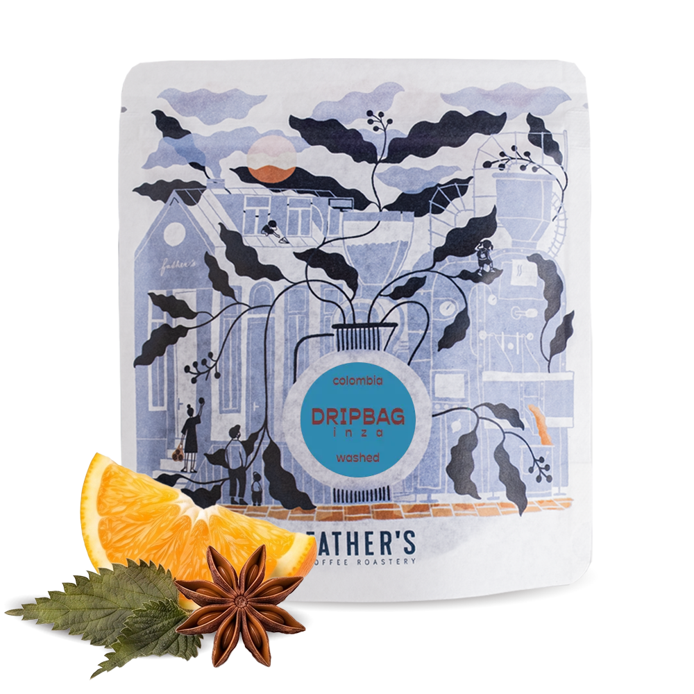 Specialty coffee Father's Coffee Roastery Colombia INZÁ – drip bags 5pcs/bag.
