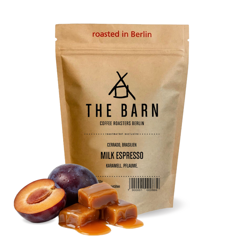 Specialty coffee The Barn Brazil MILK ESPRESSO