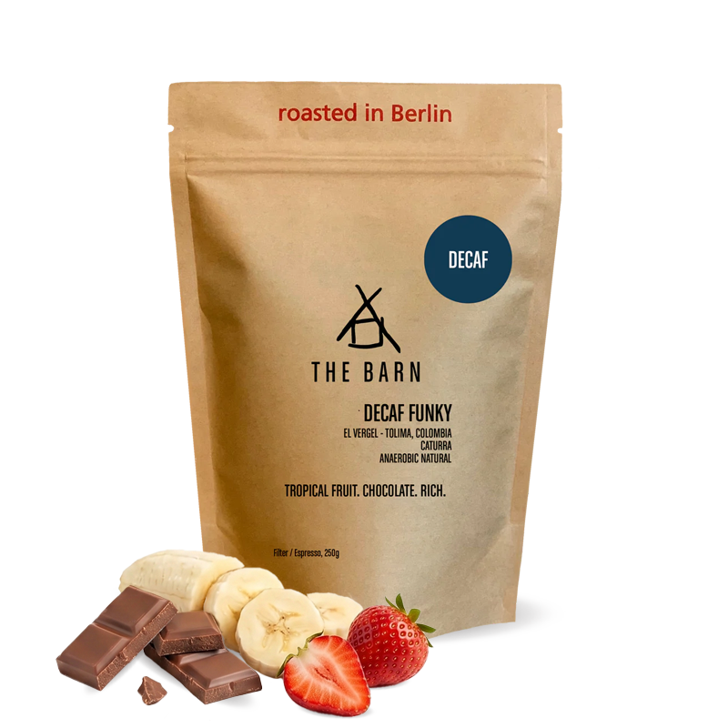 Specialty coffee The Barn Colombia DECAF FUNKY - decaffeinated
