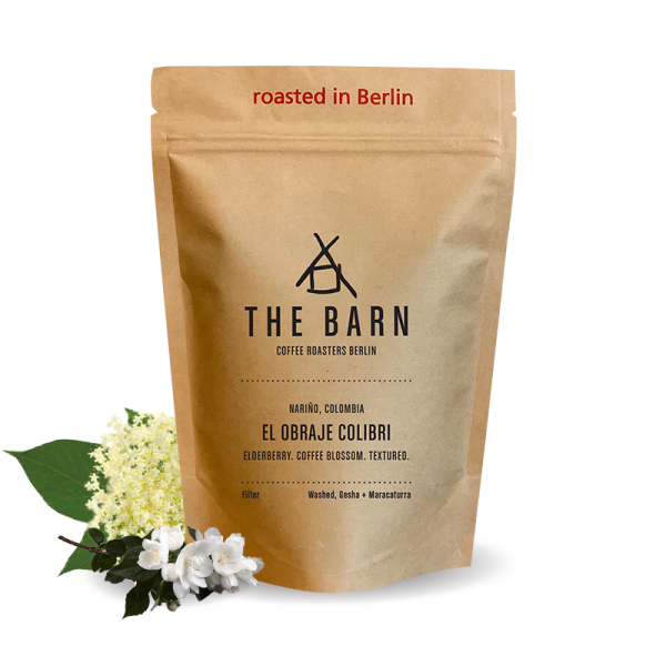 Specialty coffee The Barn Colombia EL OBRAJE COLIBRI - gesha/maracaturra