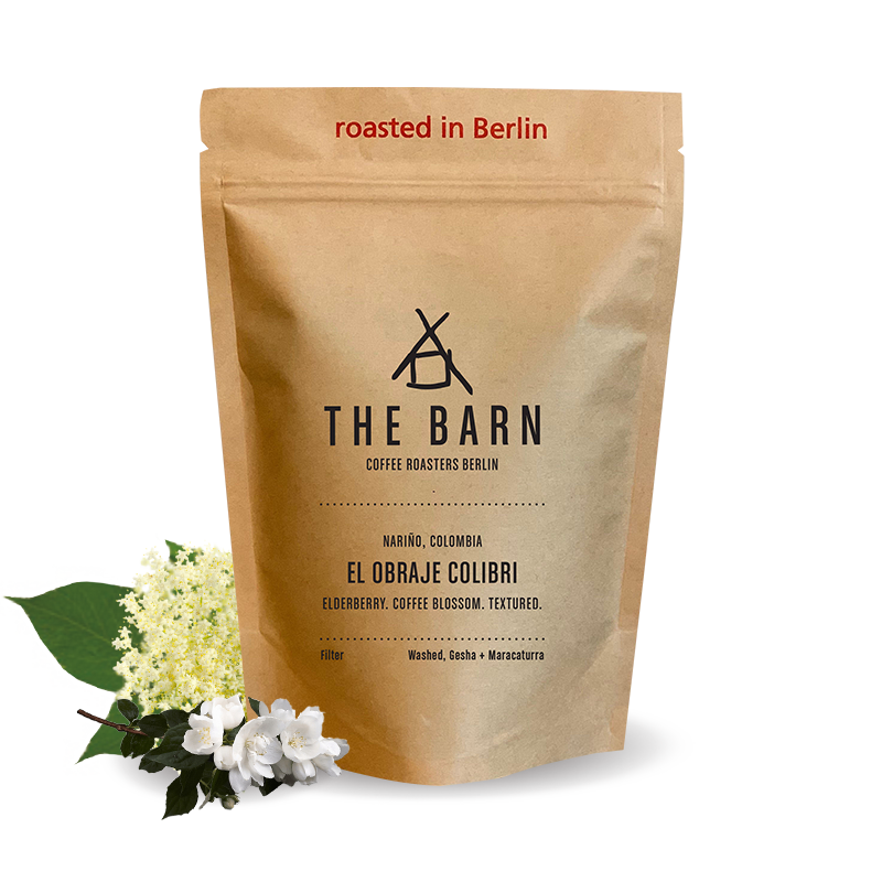 Specialty coffee The Barn Colombia EL OBRAJE COLIBRI - gesha/maracaturra