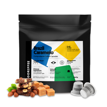 Brazil CARAMELO nespresso capsules - 20pcs/pack - Goriffee Roastery 