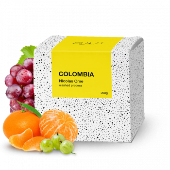 Colombia NICOLAS OME - washed pink bourbon - BeBerry