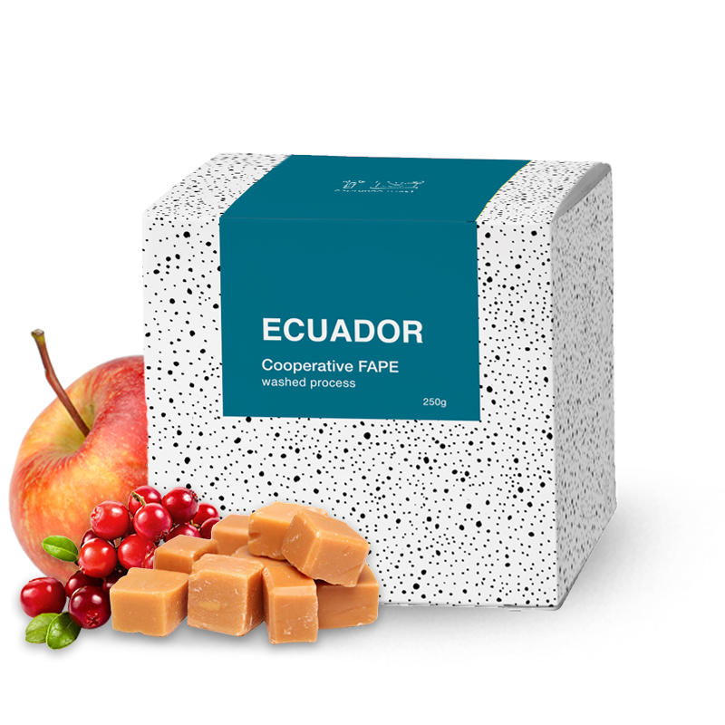 Specialty coffee BeBerry Coffee Ecuador COOPERATIVE FAPE
