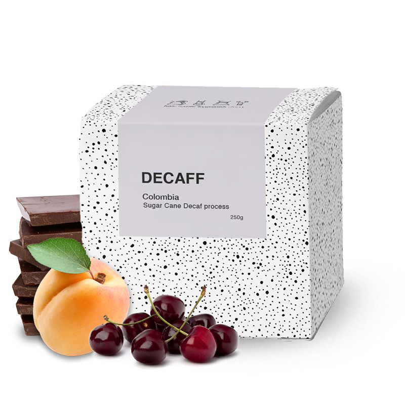 Specialty coffee BeBerry Coffee Colombia DECAFF - decaffeinated