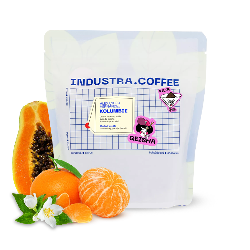 Specialty coffee Industra Coffee Colombia ALEXANDER HERNANDEZ - Gesha