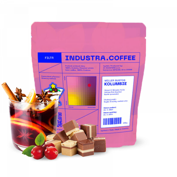 Specialty coffee Industra Coffee Colombia MILLER BUSTOS - Christmas edition