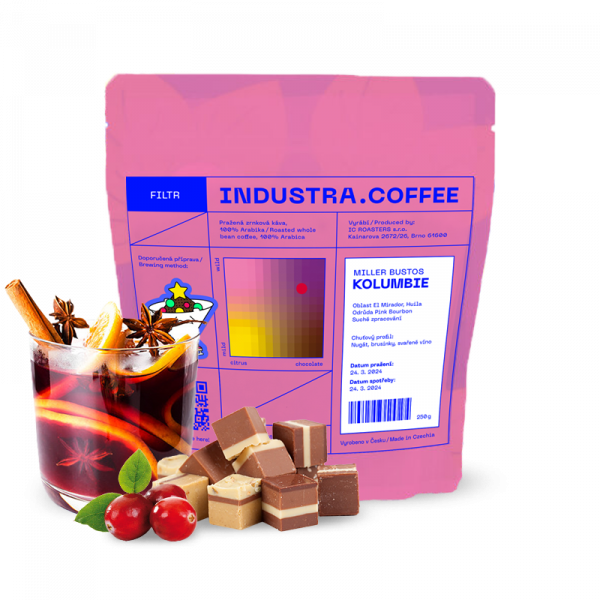 Specialty coffee Industra Coffee Colombia MILLER BUSTOS - Christmas edition