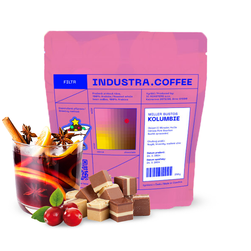 Specialty coffee Industra Coffee Colombia MILLER BUSTOS - Christmas edition