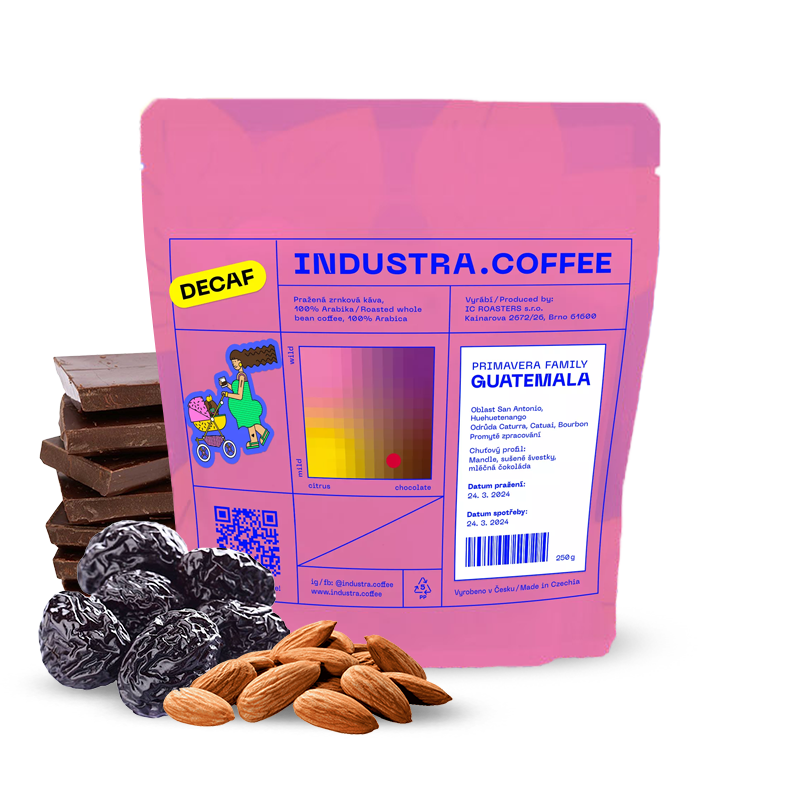 Specialty coffee Industra Coffee Guatemala PRIMAVERA FAMILY - decaffeinated