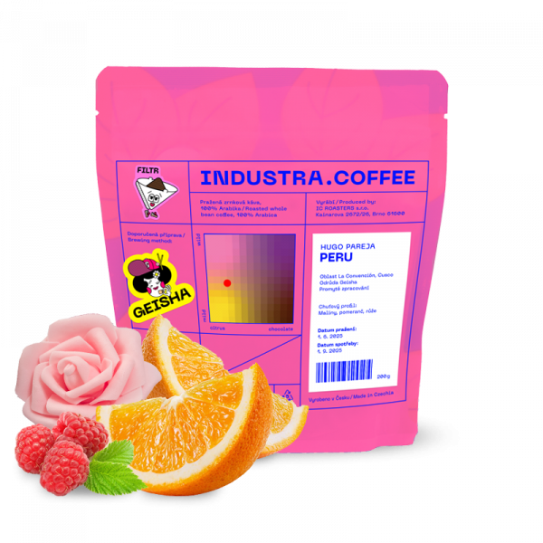 Specialty coffee Industra Coffee Peru HUGO PAREJA AND FLOR LOPEZ - geisha - 200g