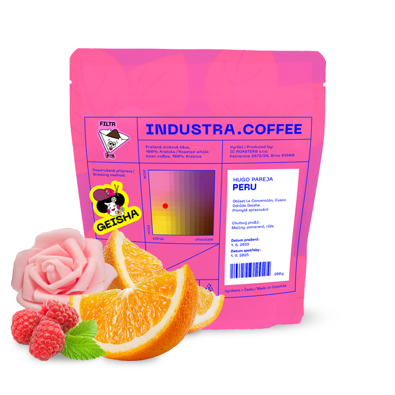Specialty coffee Industra Coffee Peru HUGO PAREJA AND FLOR LOPEZ - geisha - 200g