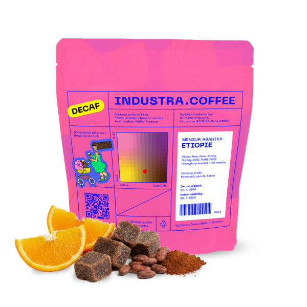 Specialty coffee Industra Coffee Ethiopia MENSUR ABAHIKA - decaffeinated