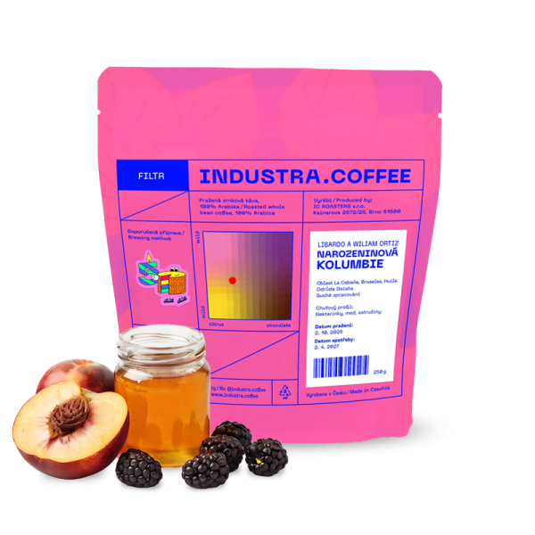 Specialty coffee Industra Coffee Colombia WILIAM AND LIBARDO ORTIZ - Birthday Coffee - 200 g