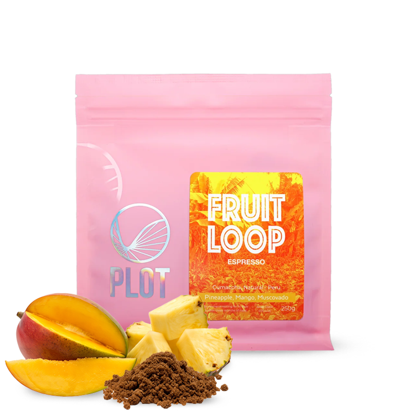 Specialty coffee PLOT roasting Peru FRUIT LOOP