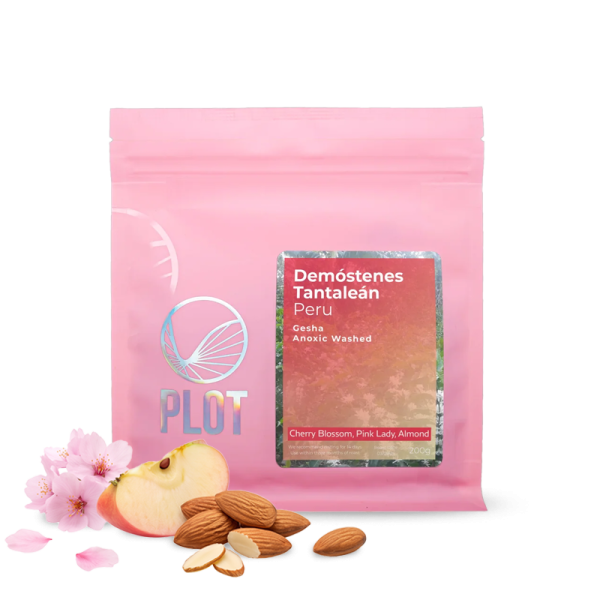 Specialty coffee PLOT roasting Peru DEMÓSTENES TANTALEÁN - Gesha - 200 g