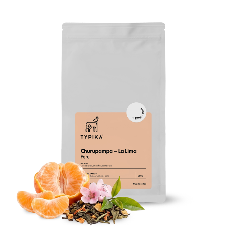 Specialty coffee Typika Peru CHURUPAMPA - La Lima Microlot