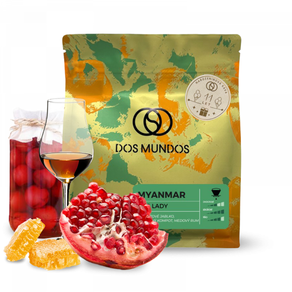 Specialty coffee Dos Mundos Myanmar THE LADY - birthday edition