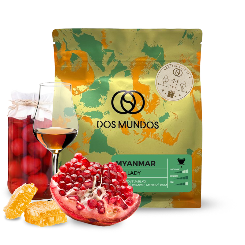 Specialty coffee Dos Mundos Myanmar THE LADY - birthday edition
