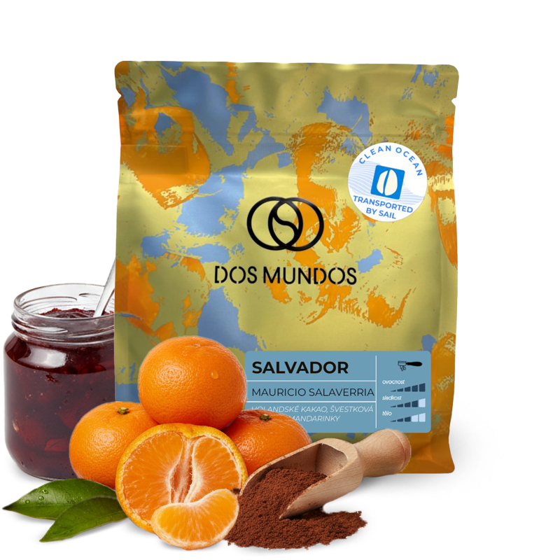 Specialty coffee Dos Mundos El Salvador MAURICIO SALAVERRIA - transported by sail