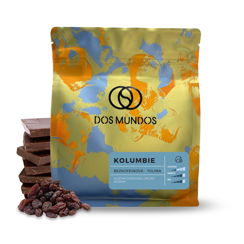 Specialty coffee Dos Mundos Colombia CAUCA - decaffeinated