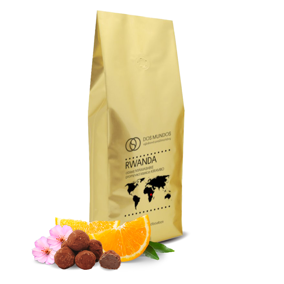 Specialty coffee Dos Mundos Rwanda KIRAMBO - 1000g