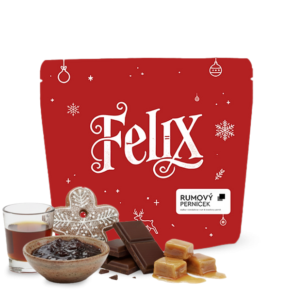 Specialty coffee Jedno Kafe VÁNOČNÍ FELIX - Rumový perníček