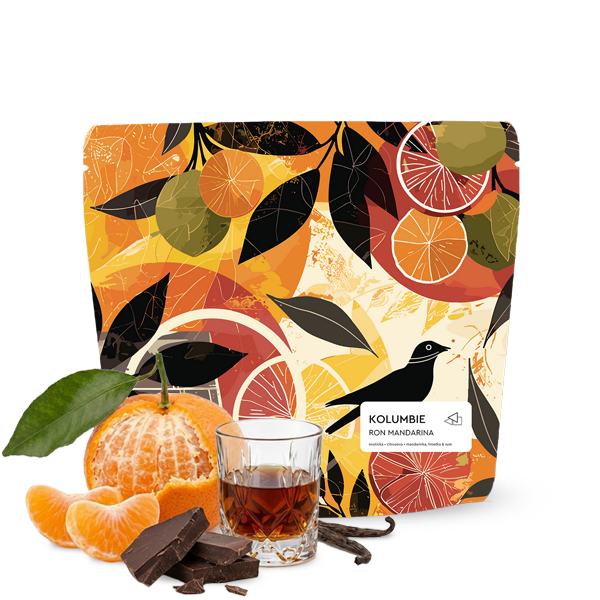 Specialty coffee Jedno Kafe Colombia RON MANDARINA