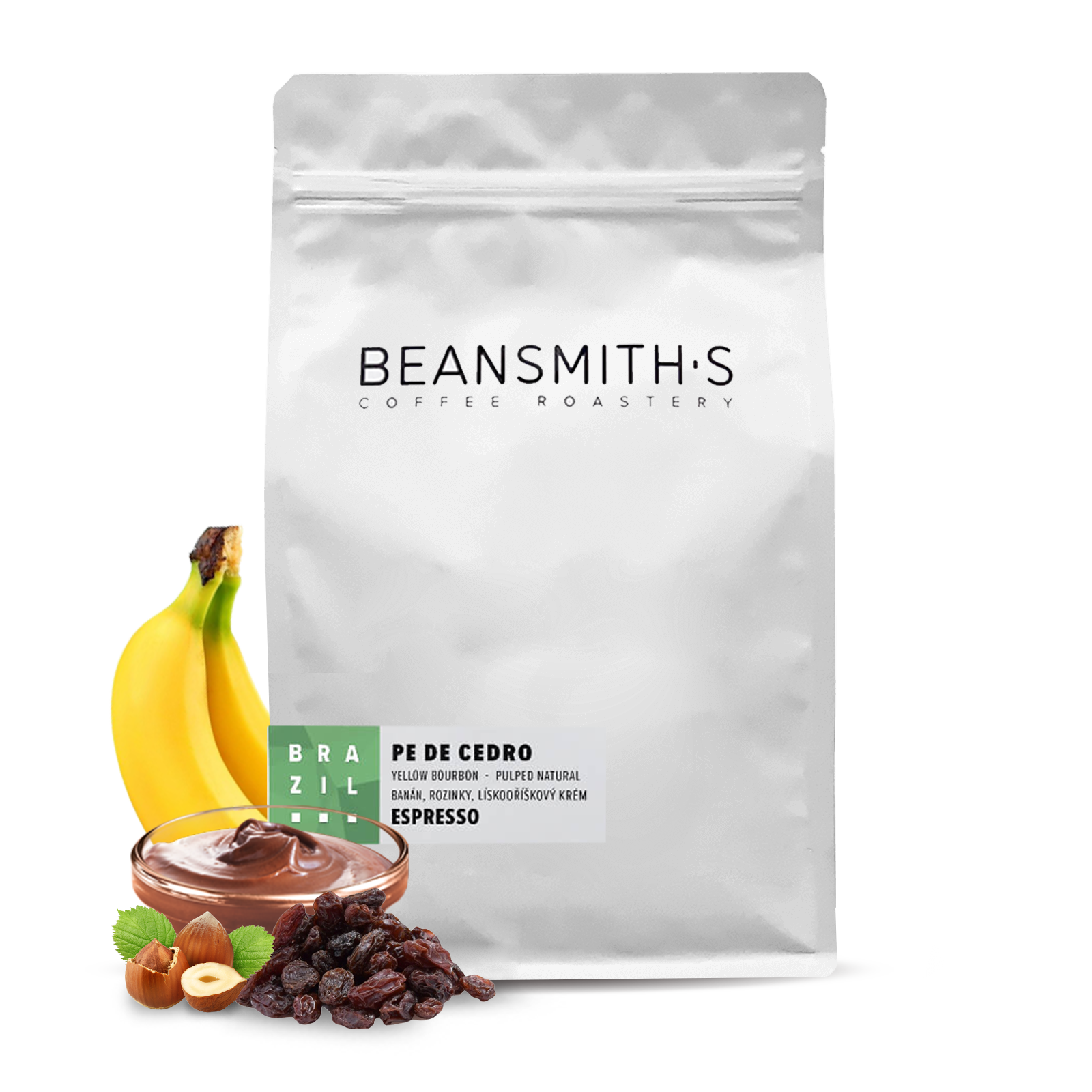 Specialty coffee Beansmith.s Brazil PE DE CEDRO - 1000g - 2023