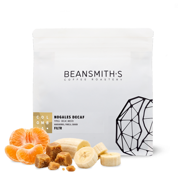 Specialty coffee Beansmith.s Colombia NOGALES DECAF - decaffeinated 