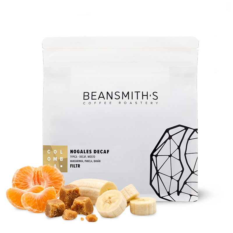 Specialty coffee Beansmith.s Colombia NOGALES DECAF - decaffeinated 